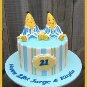 bananas in pyjamas cake 1