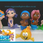 bubble guppies cake toppers