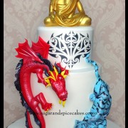 Dragon Tiger Yin Yang Cake $550