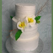 Orchid Wedding cake $550