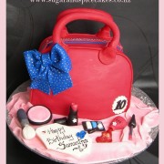pink handbag cake1