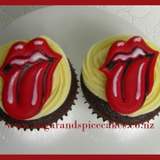 Rolling Stones Cupcakes