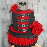 Gothic Skull Cake $395
