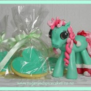 Minty and Heart cookies