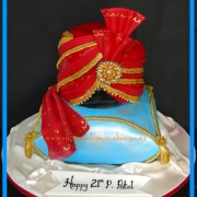 Indian Wedding Turban Cake